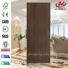 JHK-F01 Popular Rusia Cassin Siamea Wenge plana molde HDF MDF Veneer puerta piel